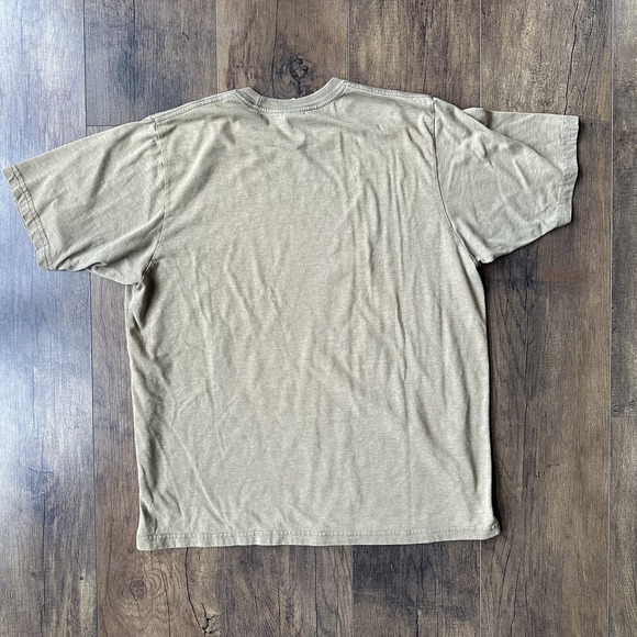 Rolling Stones Tongue Logo World Tour Graphic Green Unisex Concert Shirt Size L - Picture 4 of 5